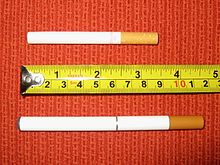 e-cigarett jämförs mot vanlig cigarett